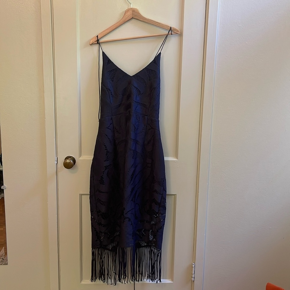 Lady Black Tie Navy Khaleese Dress Size 10